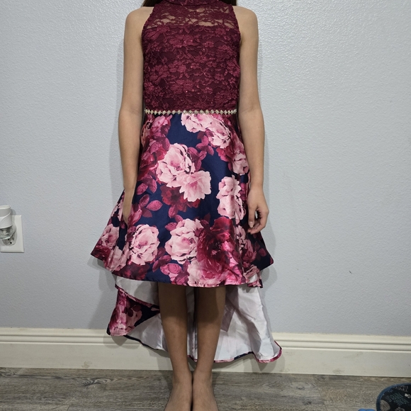 Speechless Kids Big Girls Lace High-Low Dress. Size 8. Nwt - Picture 6 of 12